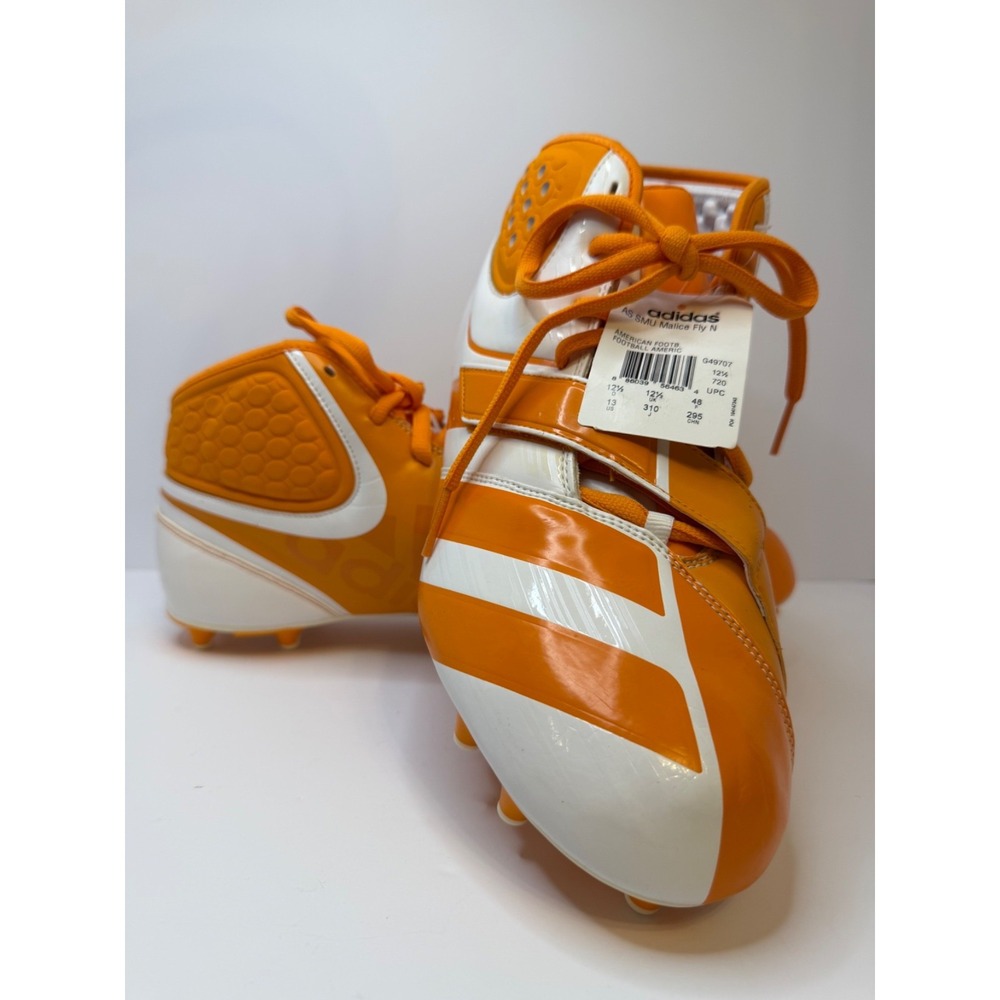 Adidas Malice Fly Cleats Football Size 13 Orange & White